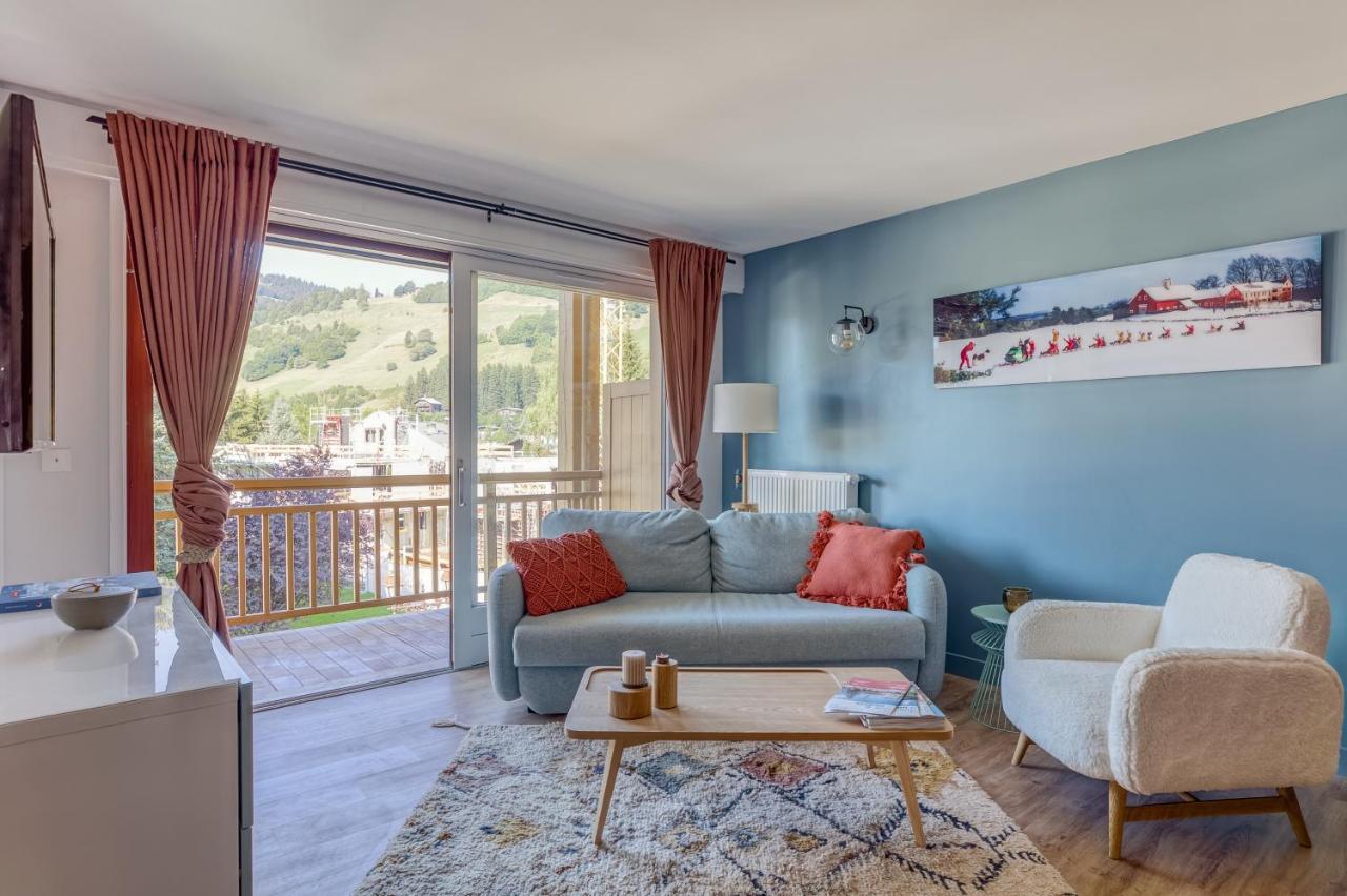 Rare ! Appartement Renove Dans Le Village Pieton De Megève Екстериор снимка