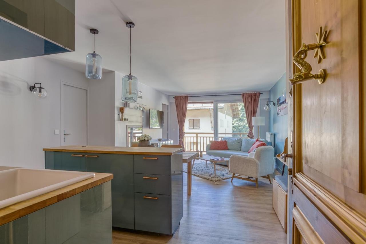 Rare ! Appartement Renove Dans Le Village Pieton De Megève Екстериор снимка